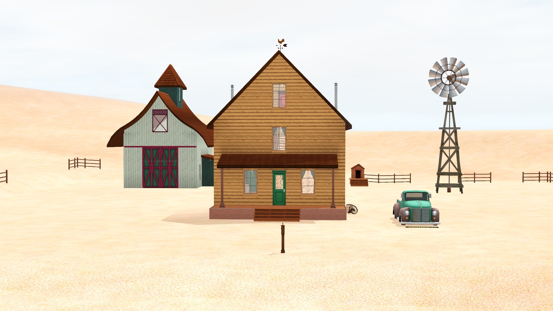 Mod The Sims Courage The Cowardly Dog Nowhere Shack Farms
