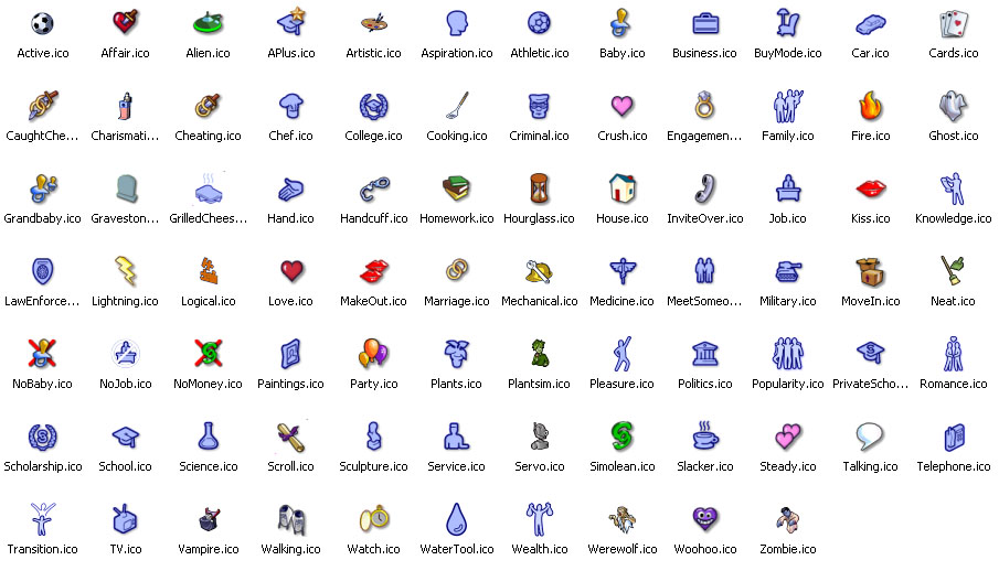 sims 2 icons