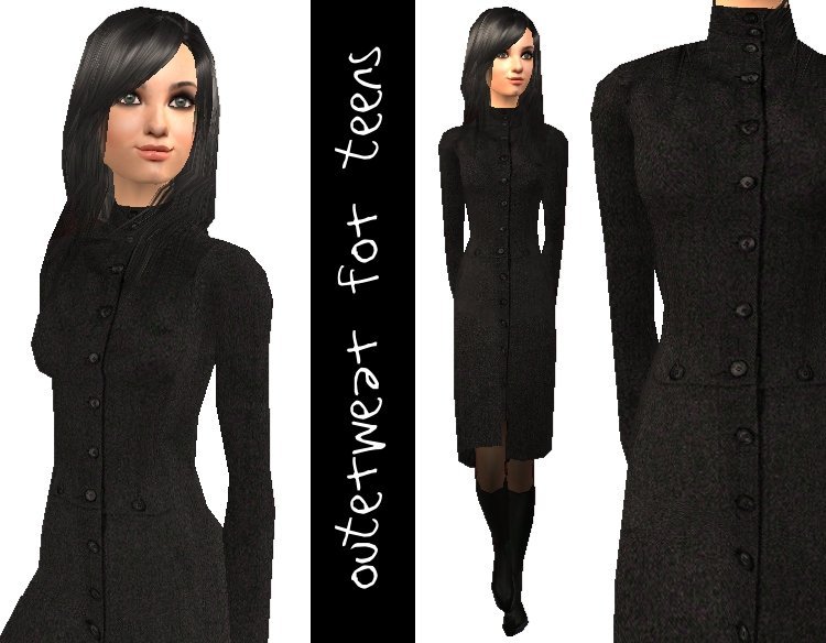  The Sims 2. Одежда для тинов-девушек: верхняя одежда.  MTS2_hrekkjavaka_astarkort_601134_AteenouterMAIN