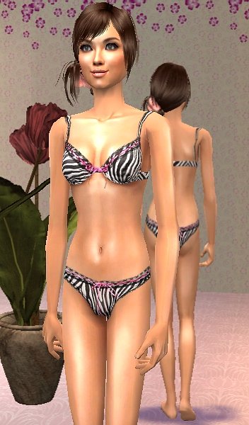 Mod The Sims Oh My Goodness Teen Lingerie Set