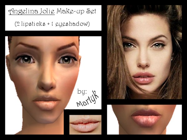 angelina jolie makeup. on Angelina Jolie make-up