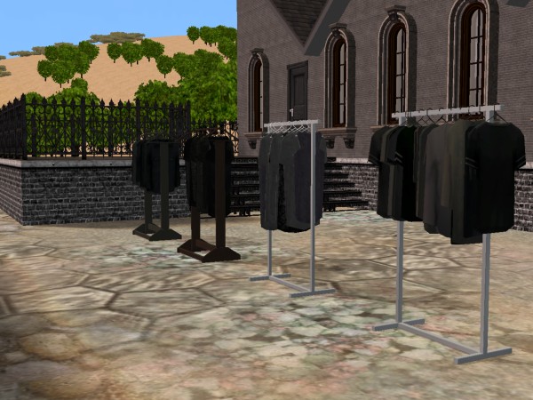 Mod The Sims Gothic Clothing Racks
