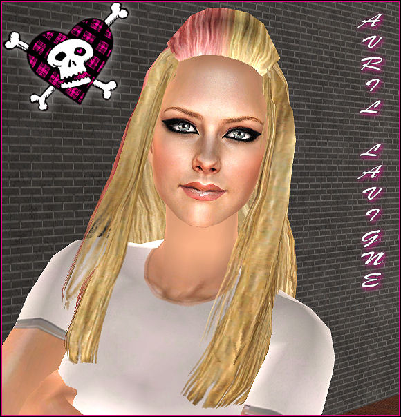 avril lavigne black hair photos. Mod The Sims - Avril Lavigne