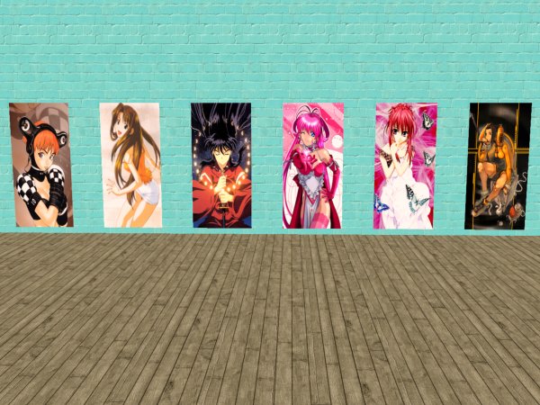 Anime Posters Sims 3