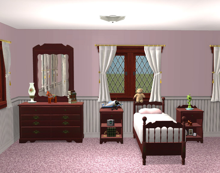 Mod The Sims Ethan Allen Colonial Bedroom Set