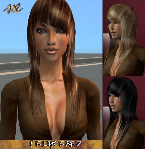 Mod The Sims - Fashios Hair 3 Colours
