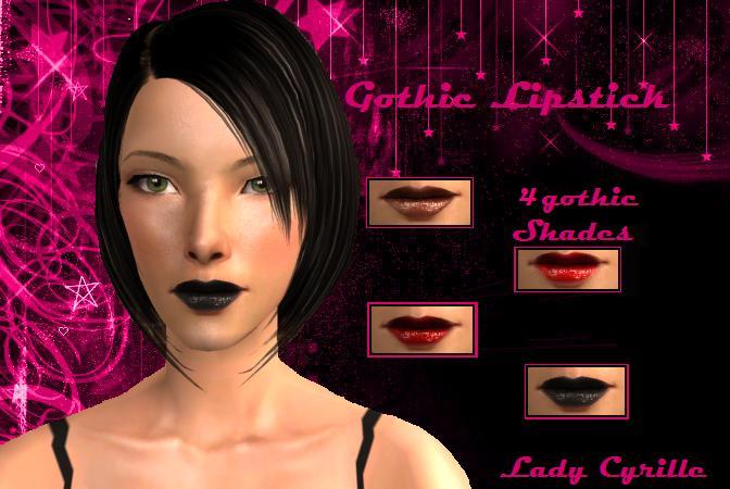 pictures of gothic makeup. Mod The Sims - Gothic Makeup