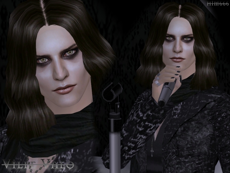 Mod The Sims - *UPDATED 3/1/09* Ville Valo V.3.0 3 gorgeous styles
