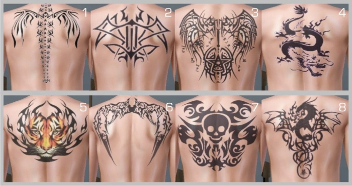 tribal tattoos for men on side. Tribal tattoos for men on back