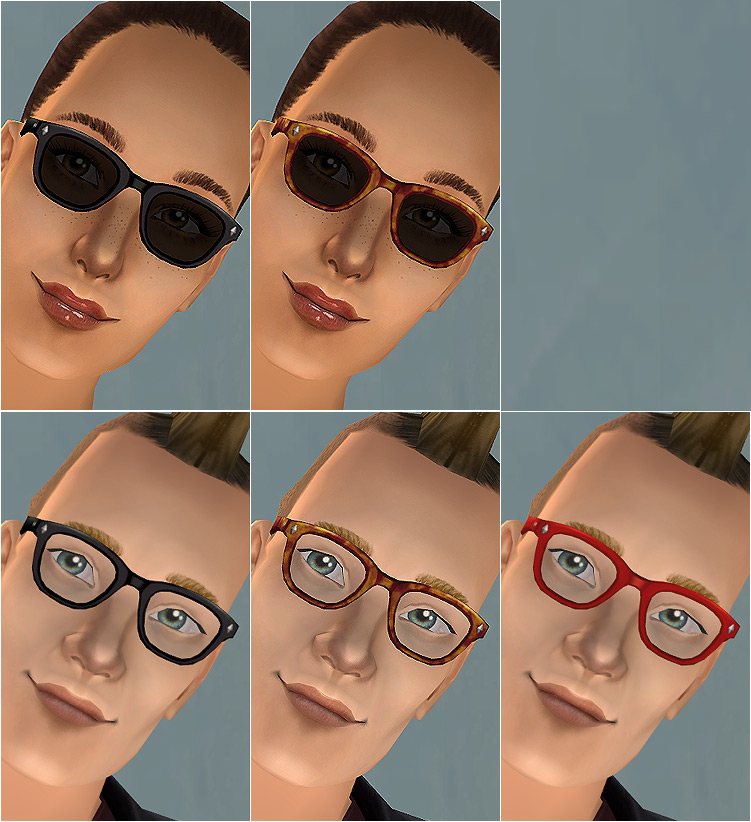 buddy holly glasses. Mod The Sims - Buddy Holly-ish