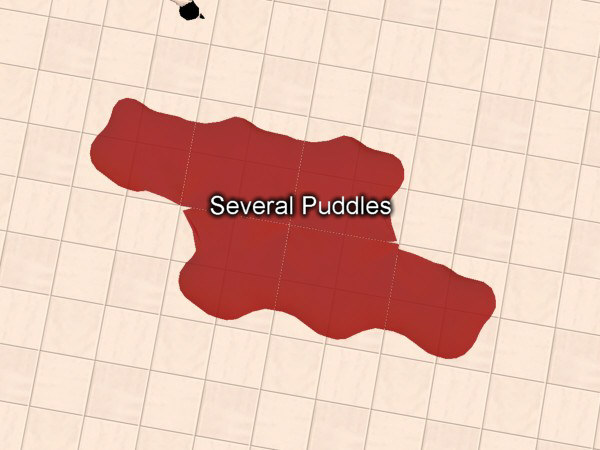 Puddle Of Blood. Sims - Puddles of Blood