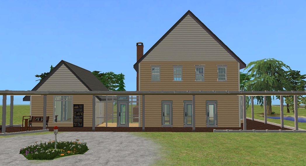 Mod The Sims - Yellow Clapboard House (from the Movie \'Housesitter ... Mod The Sims - Yellow Clapboard House (from the Movie \'Housesitter ...