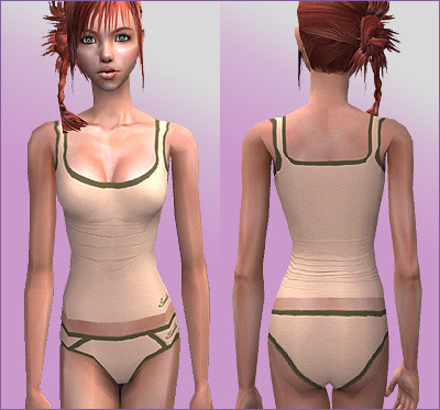 Mod The Sims Teen Underwear with Samba logo
