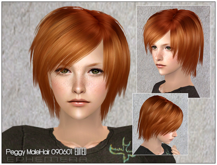 (Downloads -> Hairstyles -> Hair 27) Peggy Free male hair NO.090601. Toddler 