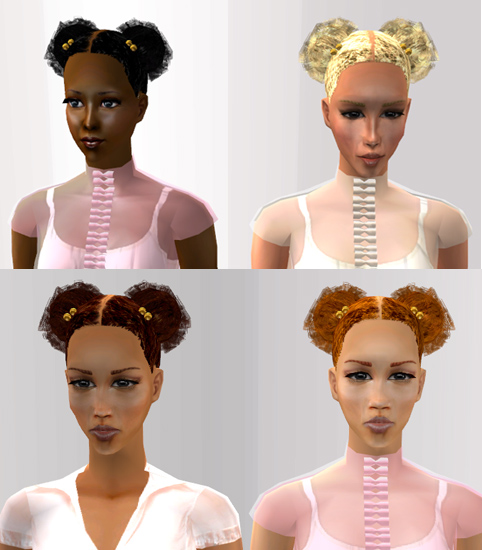 pictures of afro puff hairstyles