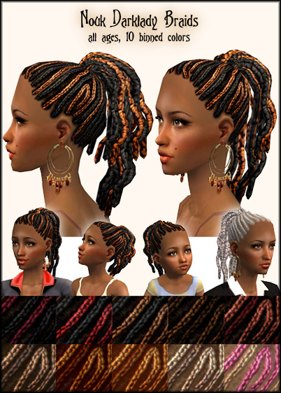 This hair is and ethnic hairstyle, but any girl could wear it!
