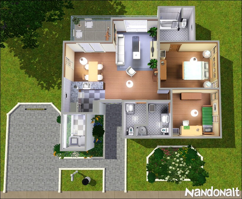 white house floor plan. Mod The Sims - Medium White