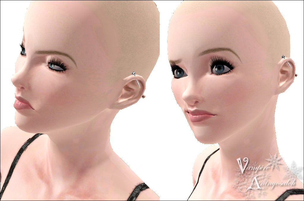Mod The Sims - Industrial Piercing -ear piercing-