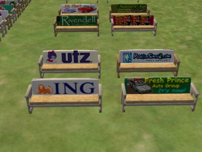 Advertising Bench