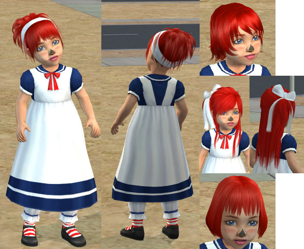 Raggedy Ann Makeup - Raggedy Ann Dress