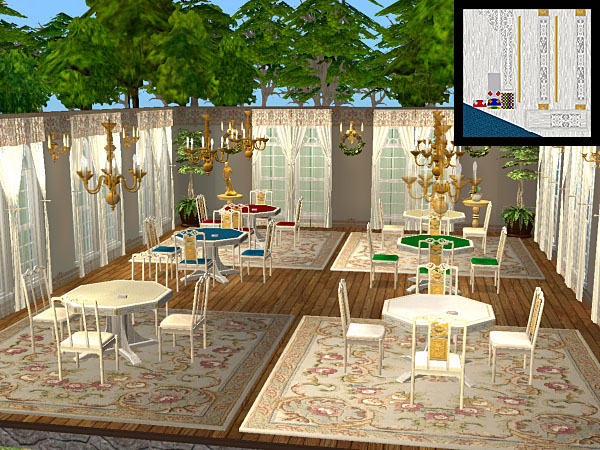 Sims 2 poker table