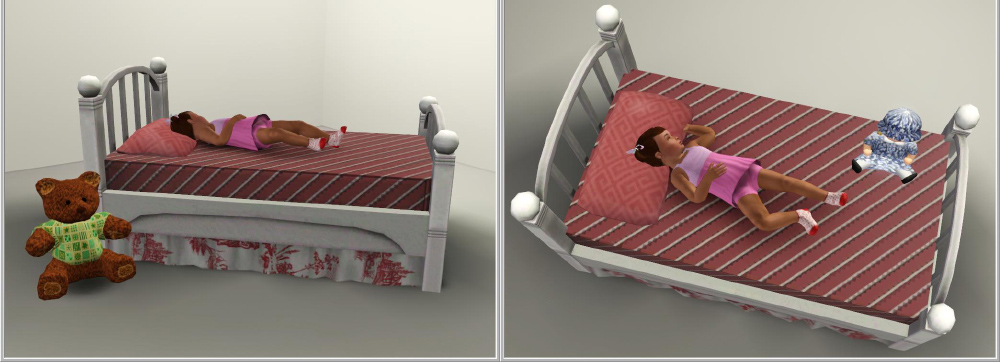 Mod The Sims Sleepy Time Toddler Bed