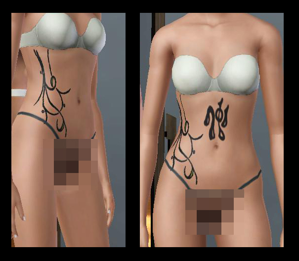 Mod The Sims Simlish Tattoos and More