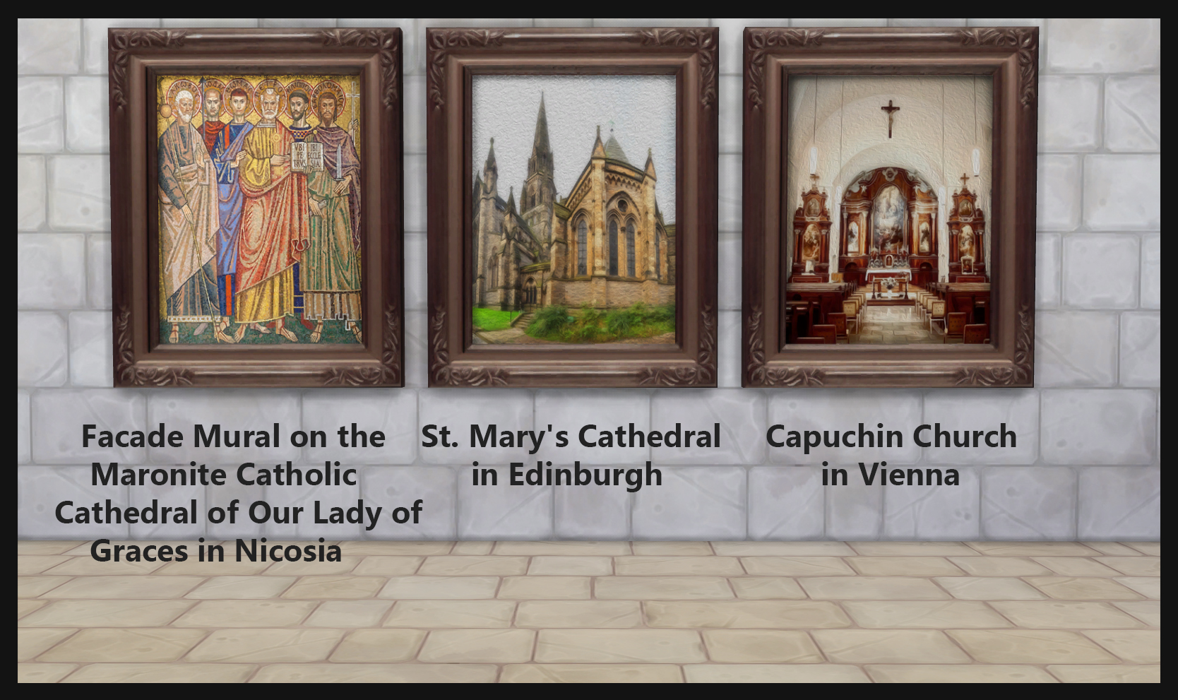 Mod The Sims 3 Religious Paintings Get Together Required