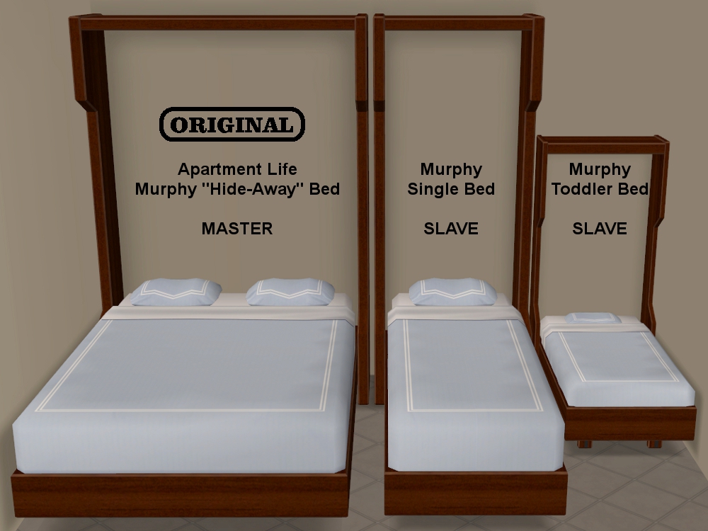 Mod The Sims Murphy Single And Toddler Beds