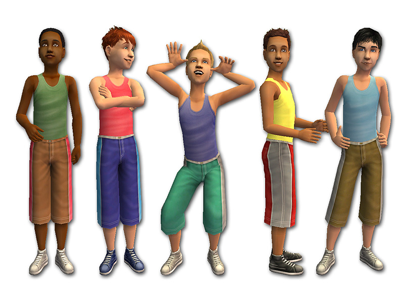 sims - The sims 2. Детская одежда: для мальчиков. MTS2_fakepeeps7_1103444_sportyshortstanks00