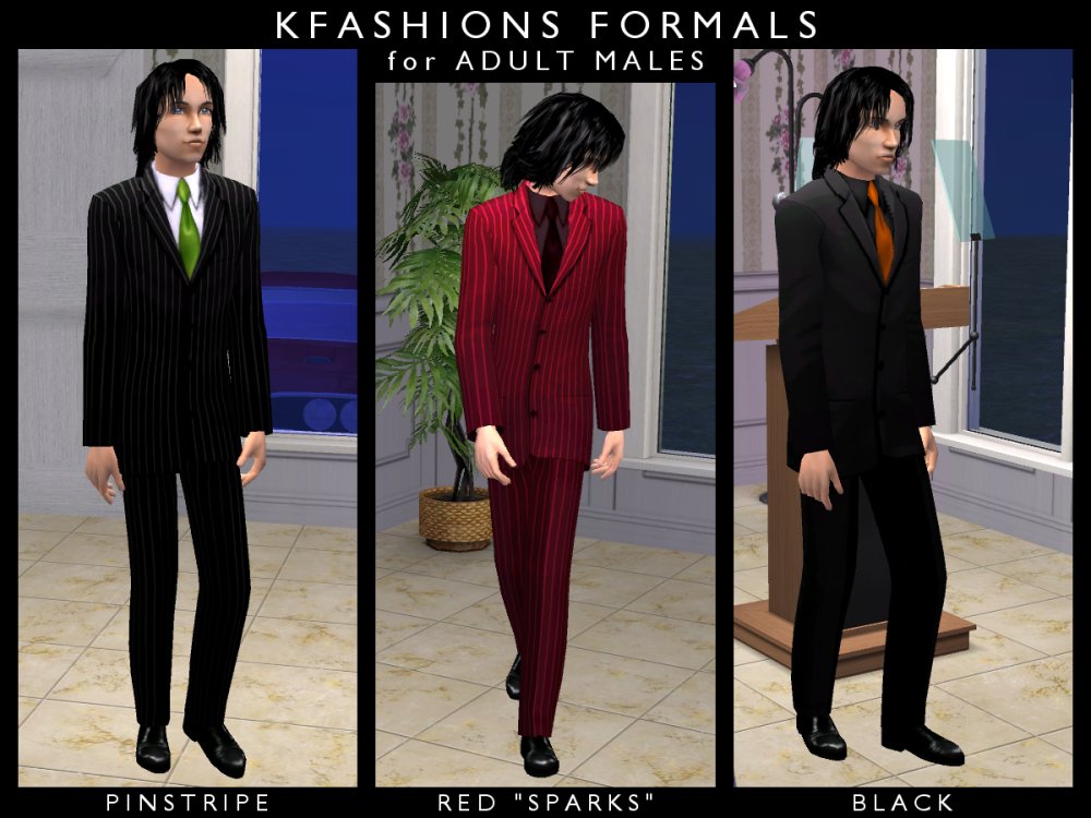 мужская -  The Sims 2. Мужская одежда: выходной костюм MTS2_K-030_571573_AMformals