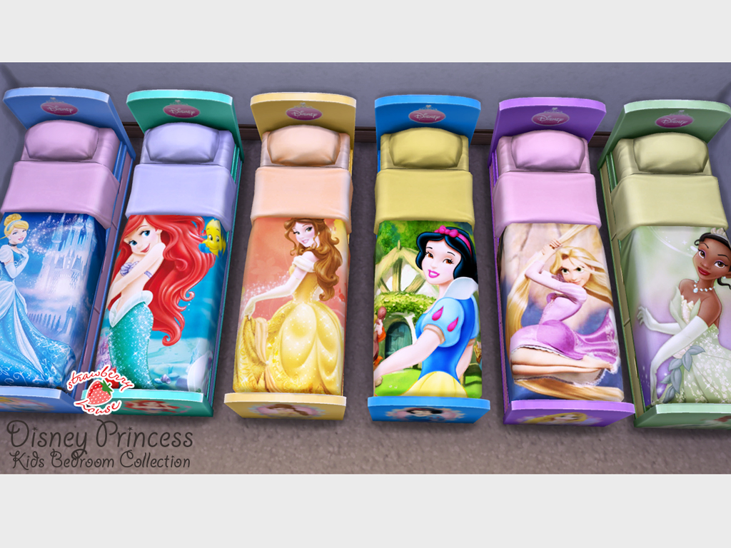 Mod The Sims Disney Princess Kids Bedroom Collection