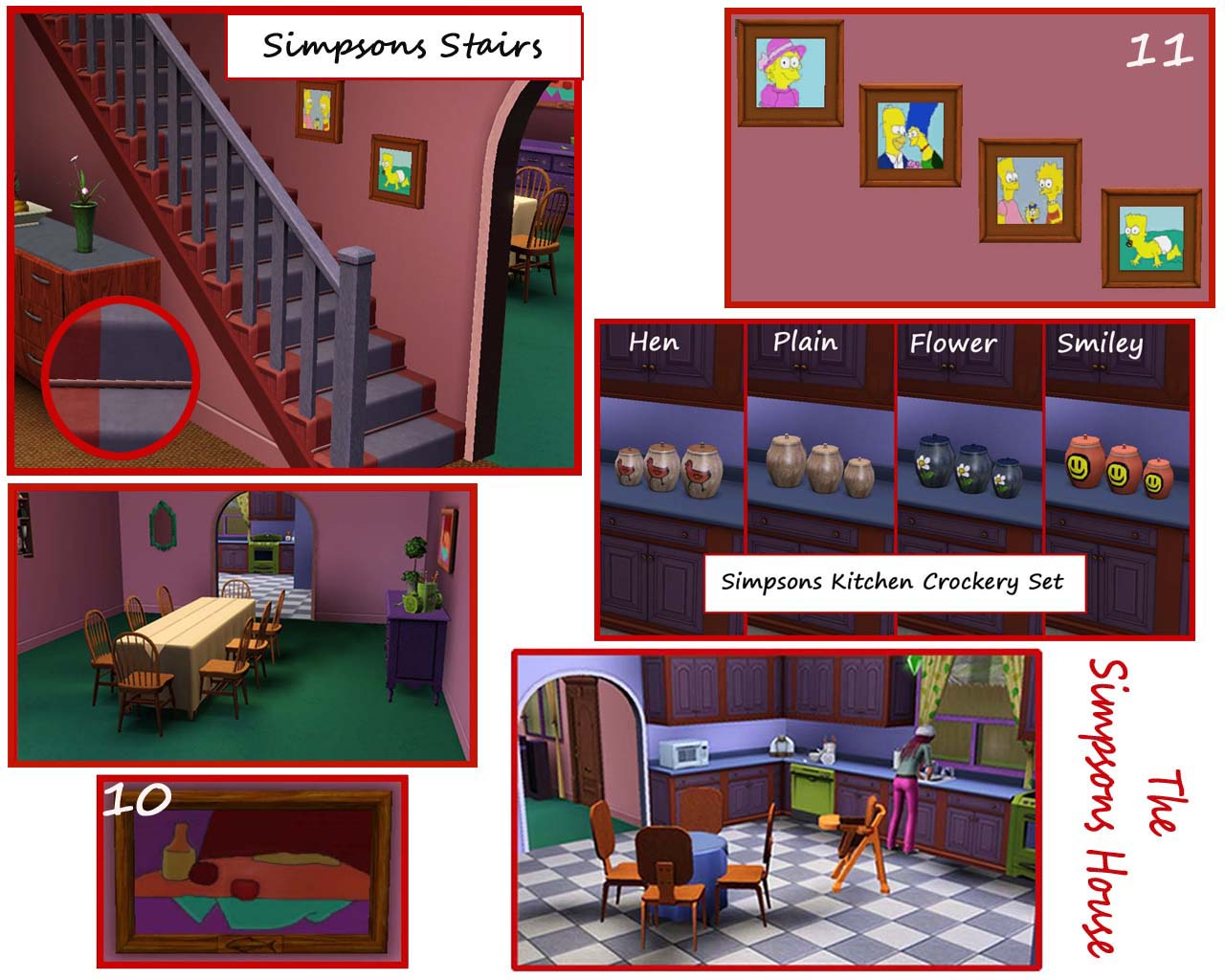 Mod The Sims The Simpsons House 742 Evergreen Terrace Springfield