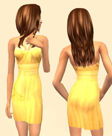 jessica alba yellow dress