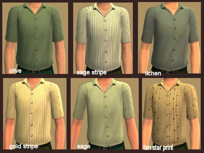 The sims 2. Детская одежда: для мальчиков. MTS2_hedgekat_1001795_boys_hunter_shirts_1