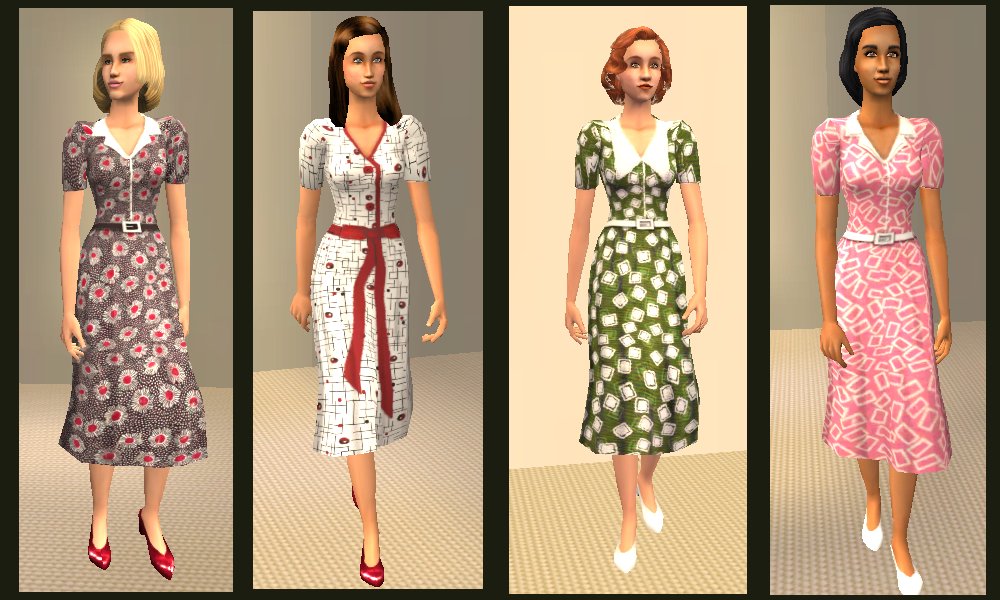 dresses 1940s