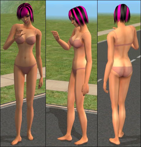 34c SexyBum Panties v1 Set