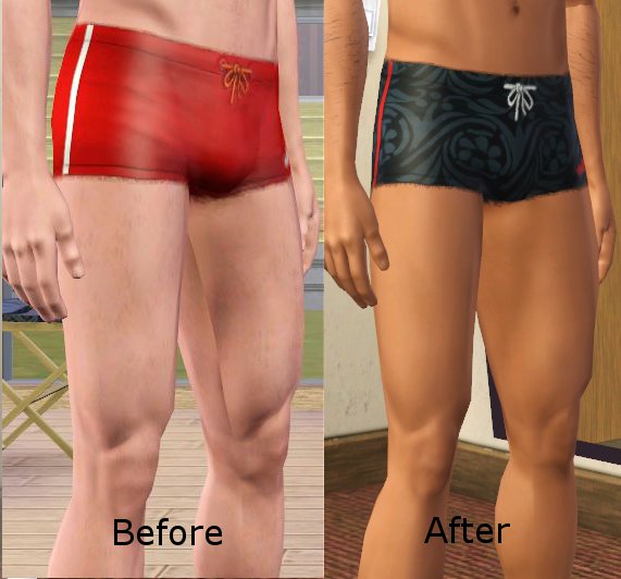 Defined Leg Muscles