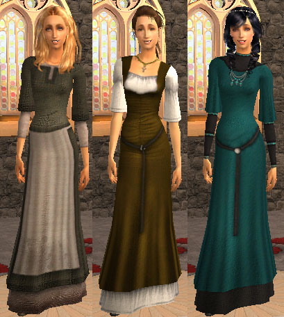 Pretty Medieval Dresses