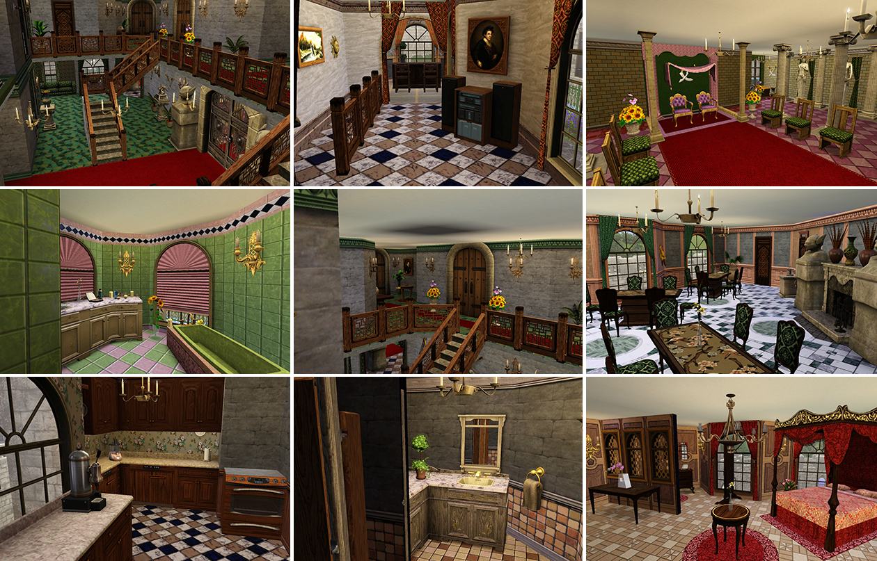 Mod The Sims Zelda Castle Inspired By Ocarina Of Time
