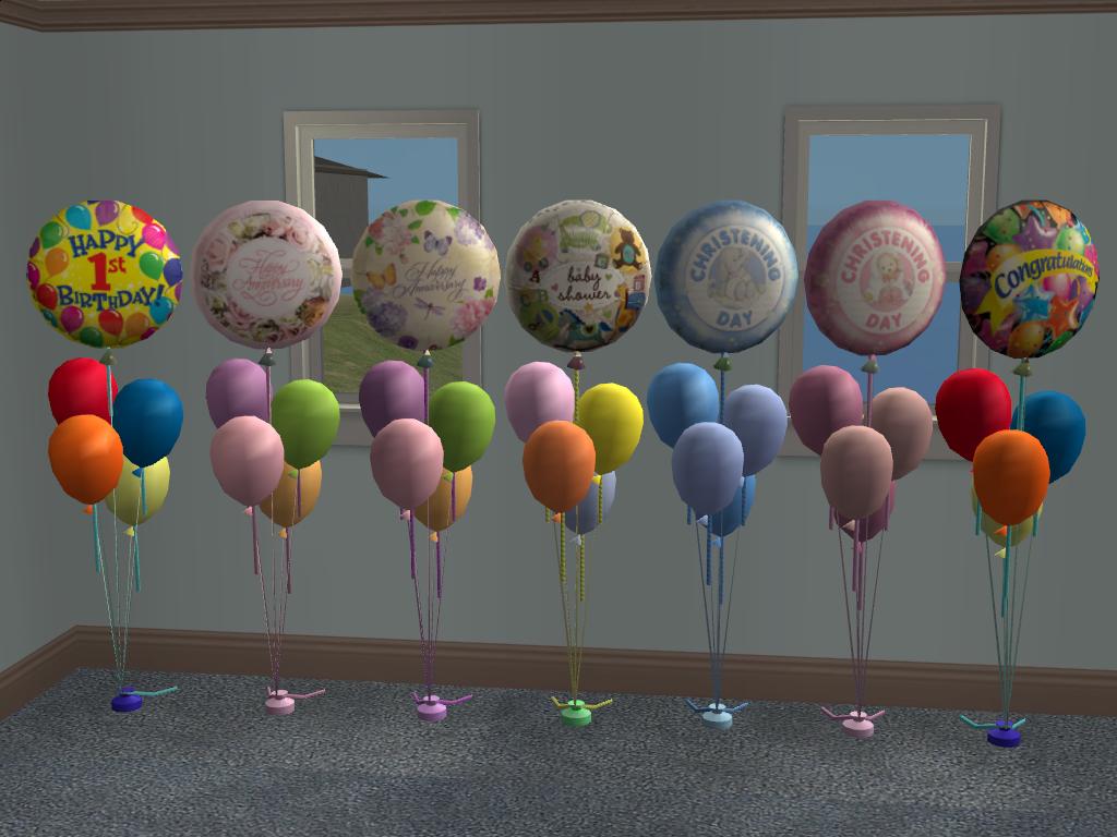 Mod The Sims All Occasions Balloons