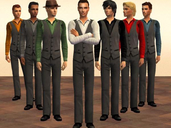 мужская -  The Sims 2. Мужская одежда: выходной костюм MTS2_Fresh-Prince_856358_pic1