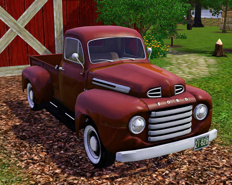 Mod The Sims 1950 Ford F 1 PickUp Truck