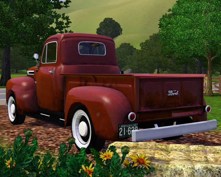 Mod The Sims 1950 Ford F 1 PickUp Truck