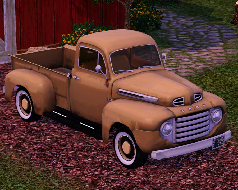 Mod The Sims 1950 Ford F 1 PickUp Truck