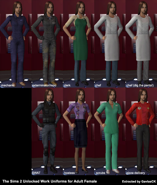 Uniforms For Work. More unlocked work uniforms