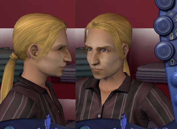 Mod The Sims - Ponytail mesh for Men (Teens and Adults) for those without Unniversity!