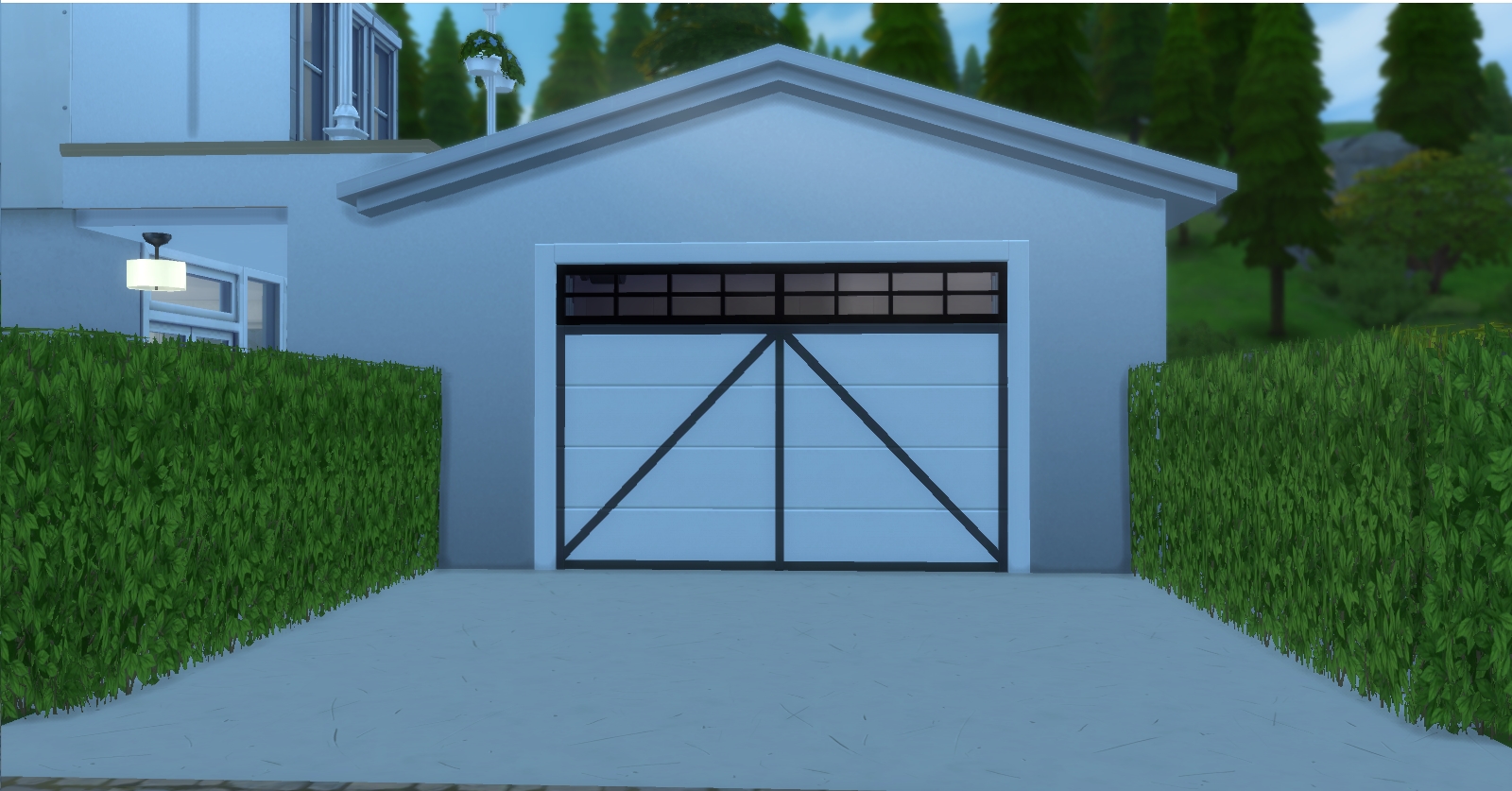Simple Sims 4 Open Garage Door for Living room