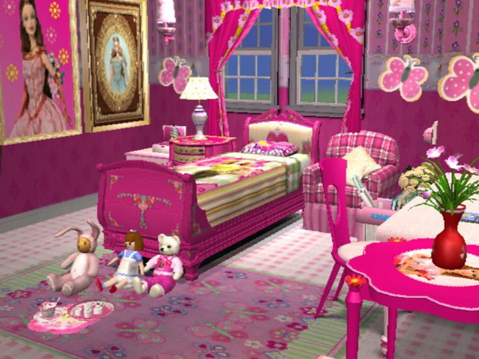 Mod The Sims Barbie Bedroom Set For Little Girl