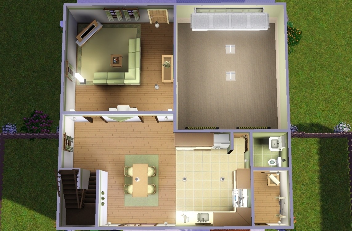 Mod The Sims Earthy Bungalow